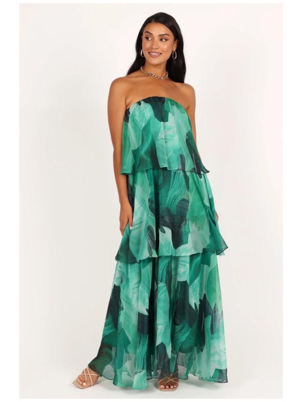 NWT Petal + Pup Bloom Strapless Maxi Dress - size XL